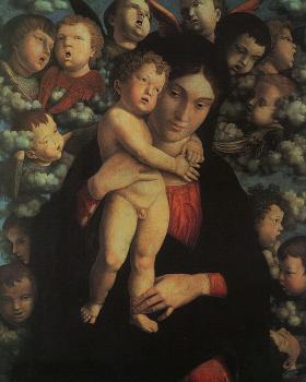 Andrea Mantegna : Madonna and Child with Cherubs